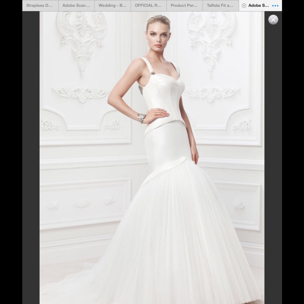 Zac Posen wedding gown.